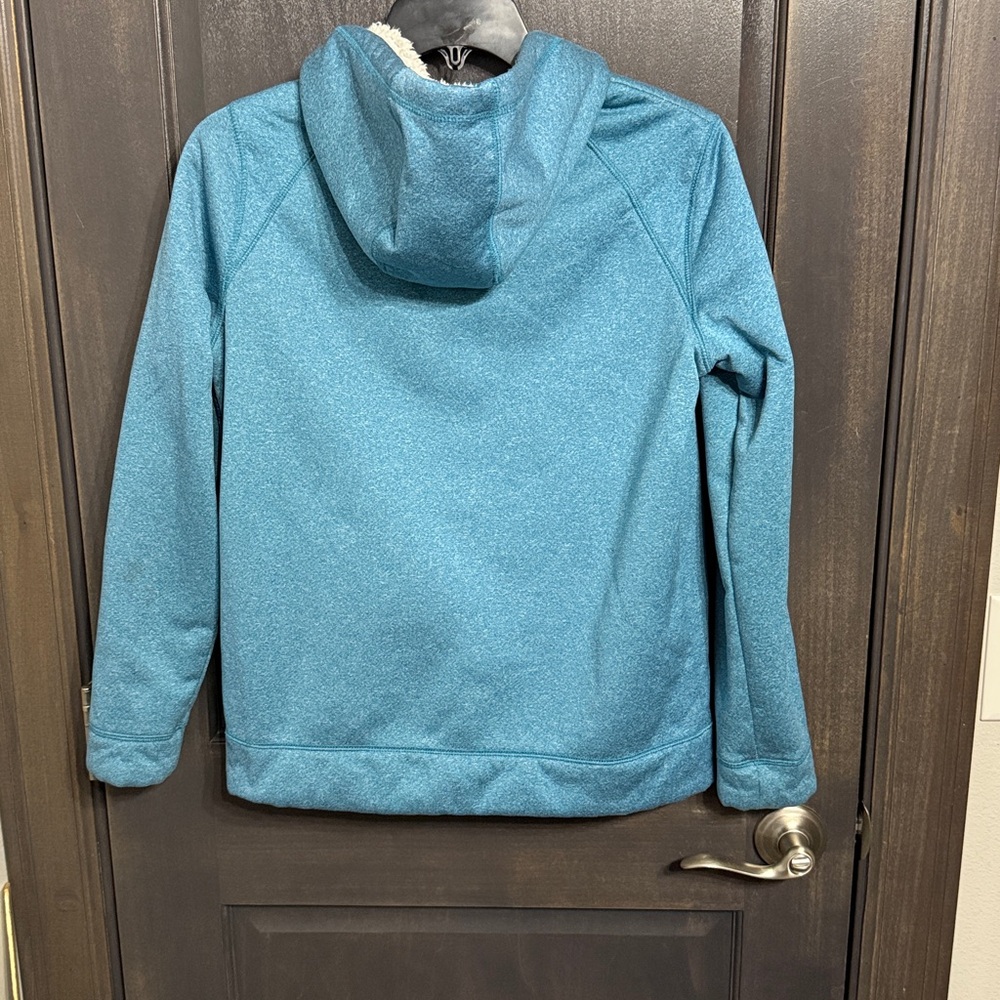 Lands' End Sherpa lined‎ jacket big girl XL 14-16 Wmns 2-4 - Picture 5 of 5